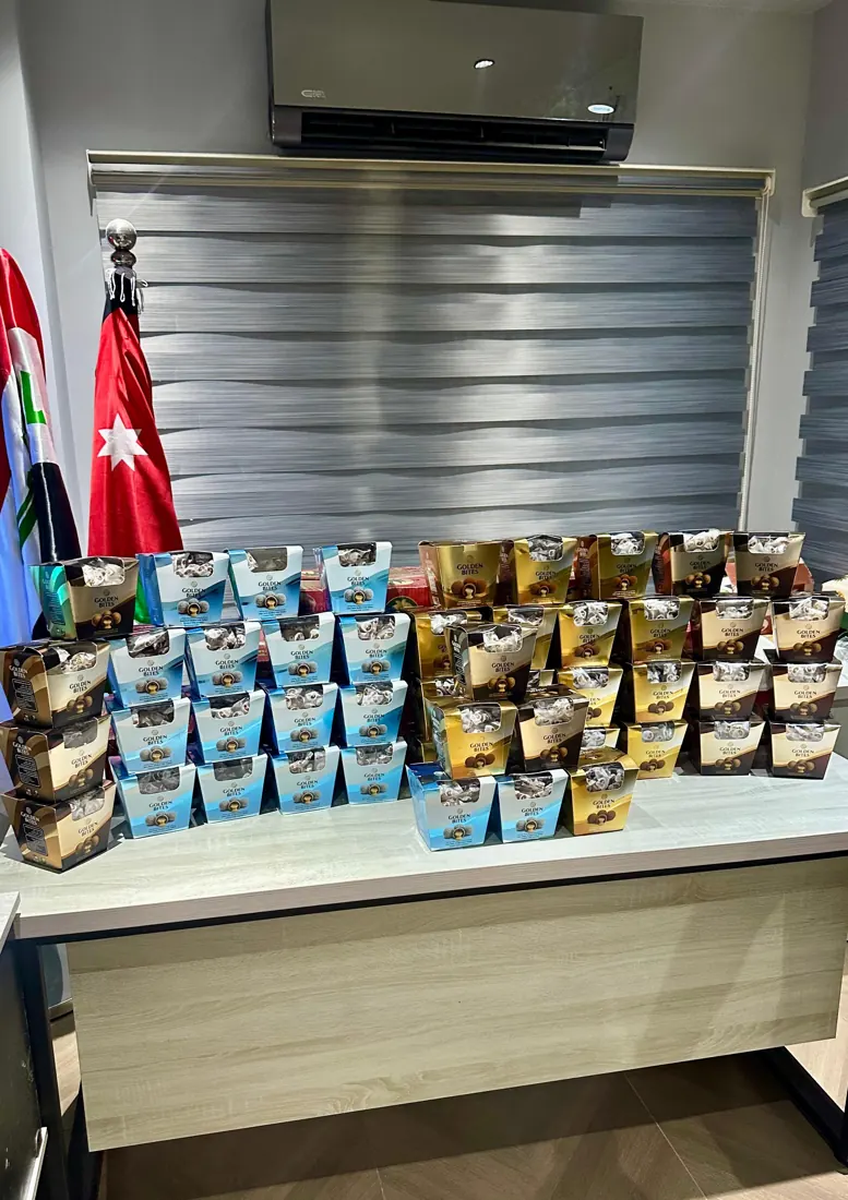 تشكيلة Golden Bites في المعرض